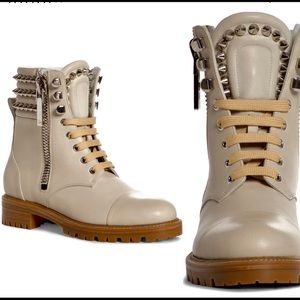 COPY - Christian Louboutin Winter White Boots